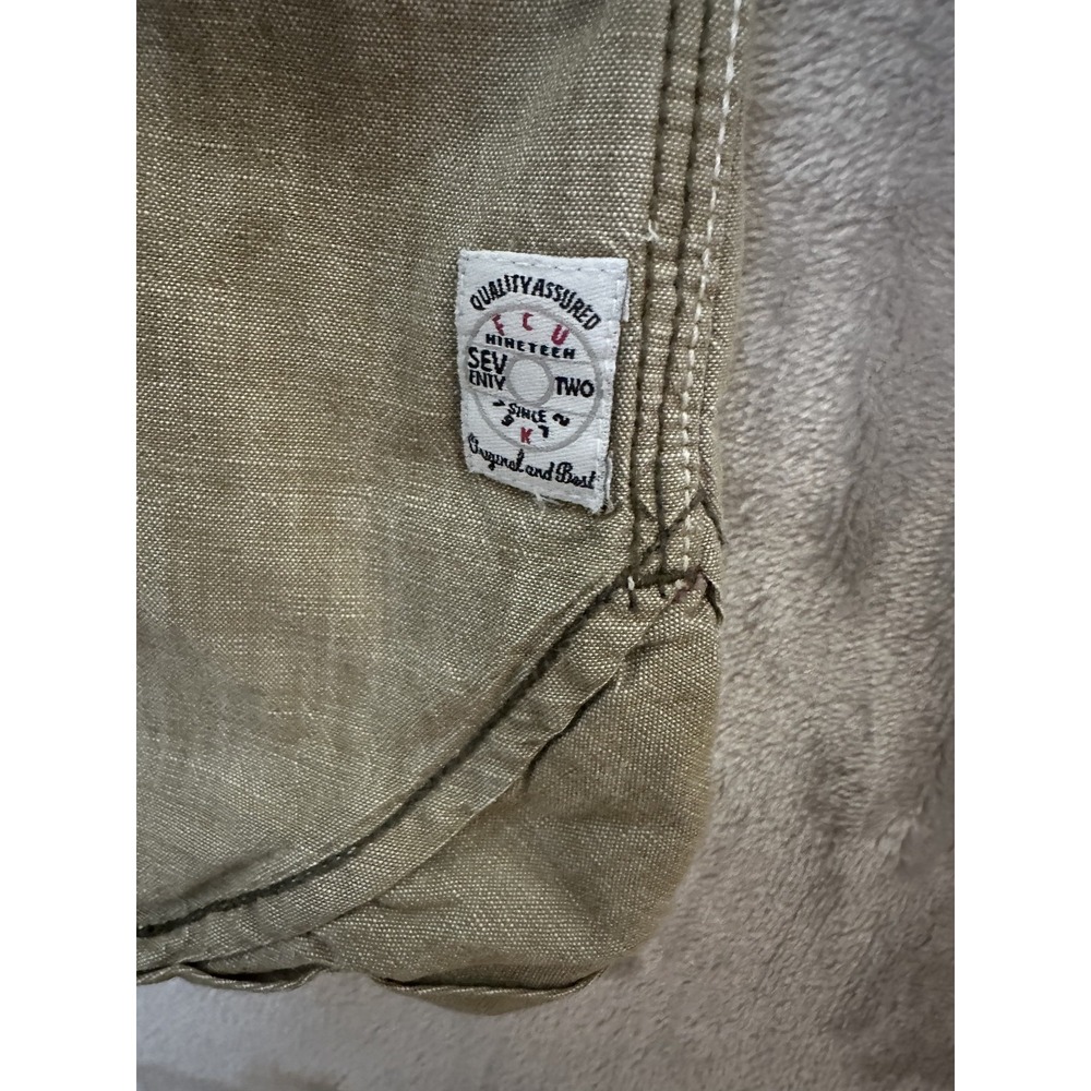 FCUK Shirt Mens Small Long Sleeve Button Down Workwear Casual Double Pocket - Picture 6 of 10